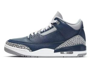 Met box jumpman 3 basketbalschoenen Georgetown Men 3S Trainers Sport Sneakers Maat 6 6,5 7 7,5 8 8,5 9 9,5 10 10.5 11 11,5 12 12,5 13 13.5