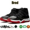 11 Chaussures de basket-ball pour hommes femmes 11s Cherry Cool Cement Grey Concord Bred UNC Gamma Blue Midnight Navy Velvet Space Jam 72-10 Cap And Gown Baskets pour hommes Baskets de sport