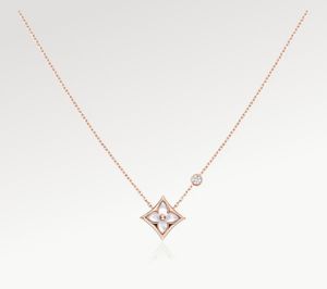 Met doos luxe designer mode ketting choker ketting 18K vergulde roestvrijstalen parel hangsel kettingen voor vrouwen sieraden