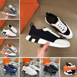 with box Men designer Casual shoes Genuine Leather Cotton cloth Lace-up classic trainers Mesh ventilation sports shoes sneakers Fashion Designer man running shoes