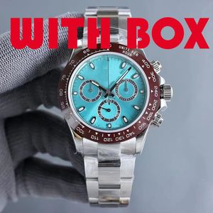 herenhorloges hoge kwaliteit luxe designer horloges keramische bezel horloge automatisch mechanisch horloge waterdicht roestvrijstalen band lichtgevend polshorloge met doos