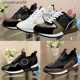 Met doos Nieuwe Designer Schoenen Klassiek RUN AWAYS Sneakers Heren Dames Luxe lederen sneakers Mode Rubbe louisely Portemonnee vuttonly Crossbody viutonly vittonly YKEP