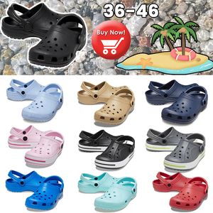 Clog Diseñador Sandalias Zapatillas Diapositivas Hebilla Hombres Triple Negro Blanco Mujeres Impermeable Cocodrilo Hebilla Sandalia Enfermería Hospital Playa Mar Plataforma