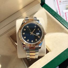 Con papel de caja de alta calidad reloj de lujo de alta calidad 41 mm de 18 km movimiento negro de oro para hombres GD Gd Watches Men's 69