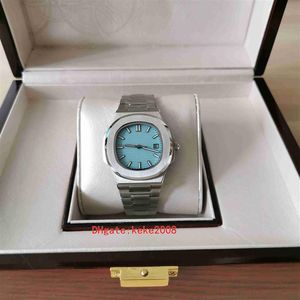 Avec boîte papiers montres de haute qualité 40 5mm 5711 5711 1A-018 010 014 cadran bleu verre saphir 2813 mouvement mécanique automatique M306L