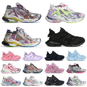 Luxuremerk sneakers volgen lopers 7.0 7.5 3.0 Designer Shoes Platform All Black White Multolor Pink Blue Gray Ancien Daddy Men Women Trainers Tennisschoenen