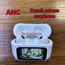 Écouteurs sans fil ANC Airking Pro Écran LED coloré TWS Écouteurs touchez le casque Bluetooth Casque Bluetooth