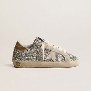 avec une boîte vendant des enfants chaussures italie marque enfant enfant enfant super star baskets sequin classique blanc do-vieux sale enfant enfant garçons garçons filles occasionnelles mignonnes