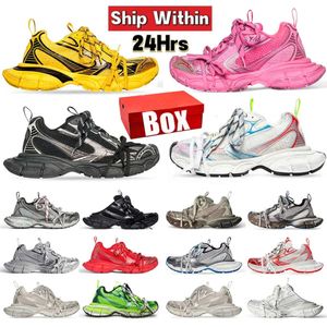 avec des chaussures de boîte 3XL Designer Chaussures Hommes Femmes Tripler Noir Sliver Beige Blanc Gym Rouge Gris Baskets Mode Luxe Plateforme ancien Casual Big Taille Formateurs dhgate