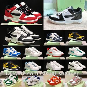 Met doos Top Leer Kwaliteit Out Of Office Vrijetijdsschoenen OOO Lage Platform Sneakers Witte Panda Zwart Groen Grijs Olijf Syracuse Skate Trainers Sport