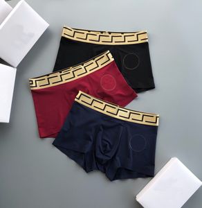 Met Box Ondergoed Voor Mannen Modal Boxers Heren Shorts Sexy Boxer Ademend Nieuwe Afdrukken L-3XL Designer Merk Heren Boxer