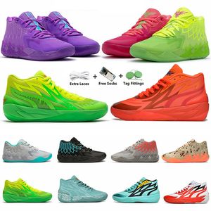 Lamelo Ball Shoes MB.01 02 03 Basketbalschoenen Chinees Nieuwjaar Rick en Morty Rock Queen Buzz City Blue Hive Chino Hills Mens Trainers Snekaers 40-46