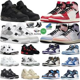 High 1 1s Spider-Verse Skyline Lucky reen Lost and Found Chicago UNC Hommes Femmes Basketball Chaussures 4S Black Cat Oreo Military black Sail Pine Green Trainers Sports Sneaker