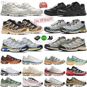 Con caja Xt6 Zapatillas de running avanzadas Hombre Blanco Azul Negro Malla ALAS 2 Blanco Azul Rojo Amarillo Verde Hombres Mujeres Xt 6 Zapatillas deportivas al aire libre Tamaño 40-47