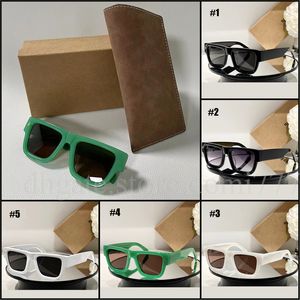 met Brand Fashion Square Full Frame-zonnebril voor dames of heren met doos