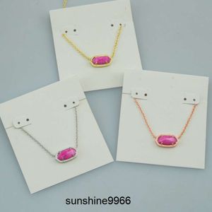 Met vrije stofzak roze kleur turquoise hanger kettingen ketting echt 18k goud vergulde bungels glitter juwelen letters cadeau mode