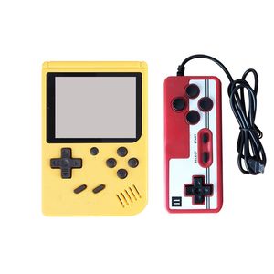 Con Gamepad Mini consolas de juegos portátiles El anfitrión nostálgico puede almacenar 400 TV portátil retro Caja de videojuegos Salida AV de 8 bits Pantalla LCD colorida Admite dos jugadores