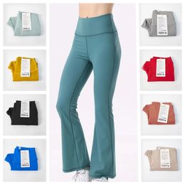 con nalgas altas y nalgas elevadas, cinturilla elástica y pantalones acampanados ajustados que hacen ejercicio, pantalones de yoga de secado rápido para mujer, ropa deportiva de diseñador para mujer