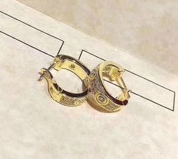 Originele doos 925 Sterling Silver Diamond oorbellen voor vrouwen Betrokkenheid Bruiloft Sieraden Paren Liefhebber Gift