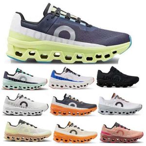 Avec logo Cloudmonster chaussures de course chaussures de créateurs Cloud Hommes Femmes Monster Onclouds Fawn Curcuma Iron Hay Black Magnet Trainer Sneaker Taille 5.5 - 12