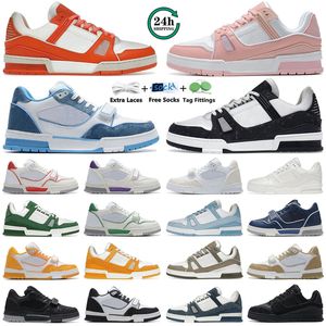 Met mannen Vrouwen Casual schoenen Leer veter Veet Suede zwart wit roze roodblauw gele groene heren Trainers Sportsneakers Buiten platformschoen