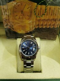 Com caixa original Relógio de luxo de alta qualidade 41mm Presidente Datejust 116334 Sapphire Glass Asia 904L Movimento Mecânico Automático Mens Relógios 41