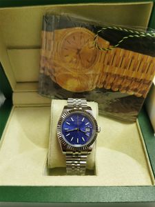 Met originele doos Hoogwaardig horloge 41 mm President Datejust 116334 Saffierglas Azië 904L Beweging Mechanisch Automatisch Herenhorloges 86