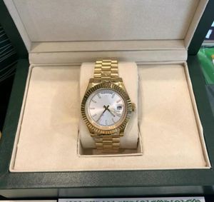 Con caja original Reloj de alta calidad 41 mm 18 k Oro blanco Movimiento automático para hombre GD Pulsera Relojes para hombres 2024