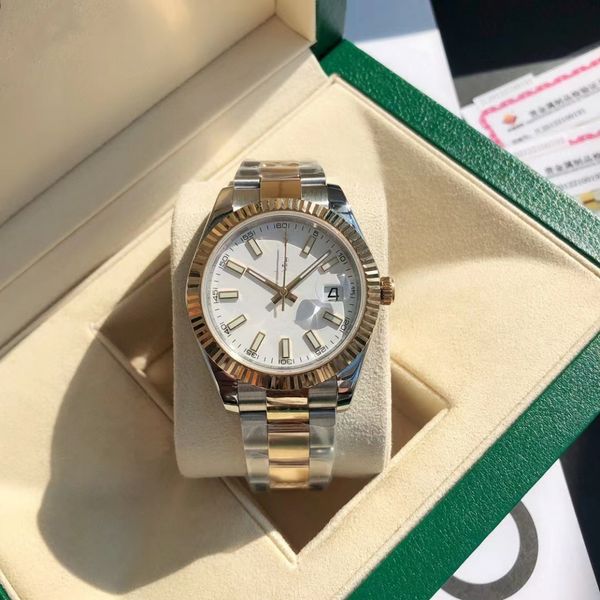 Con caja original Reloj de alta calidad 41 mm Presidente Datejust 116334 Cristal de zafiro Asia 904L Movimiento Mecánico Relojes automáticos para hombre 64