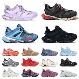 Balencaigas Shoes Balenciaga Track Runners 3  Balanciaga Belenciaga Dress Shoes Woman Pink All Black White Blue Colorful【code ：L】Platform Mens Womens Trainers Designer Sneakers