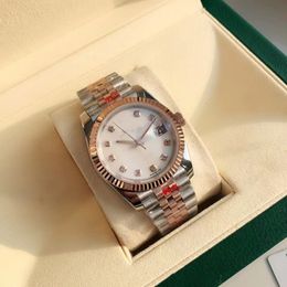 Met originele doos Luxe wirtwatches AAA horloge voor heren relojes diamanten 41 mm datejust Day-Date Automatisch mechanisch 2813 uurwerk 904L roestvrijstalen band