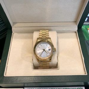 Met originele doos heren mechanische horloges 41 mm automatisch vol roestvrij staal lichtgevende waterdichte kwarts man horloge paren stijl klassieke polshorloges 281365