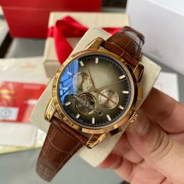 Met originele doos heren horloge automatische mechanische horloges 40 mm sapphire waterdichte 2813 lederenwear montre de luxe zakelijke polshorloges 88
