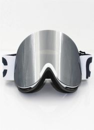 Avec une boîte d'origine POC Brand de ski de ski de ski Double couches Antifog Lens Big Ski Mask Grasses Skiing Men Femmes Snowboard Snowboard Clari433549