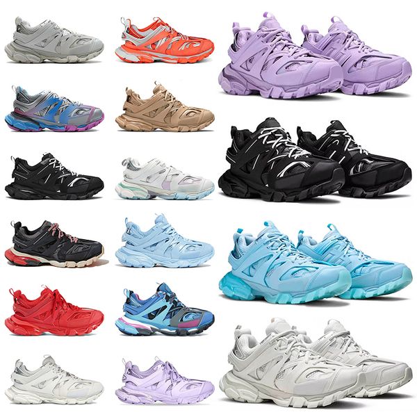 Balencaigas Shoes Balenciaga Track Runners 3 Balanciaga Belenciaga Dress Shoes Woman Pink All Black White Blue Colorful【code ：L】Platform Mens Womens Trainers Designer Sneakers