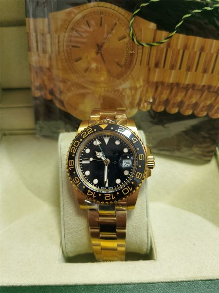 Con caja original Relojes Reloj mecánico Hombres Bisel de cerámica Automático para hombres 2813 41 mm 126618 Deporte 126610 Buceo 126619 Acero Oro amarillo 116618 Relojes de pulsera 2024