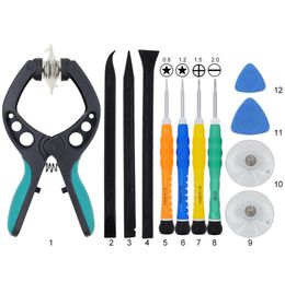 Met Professional Screen Separator Opener Tools Kit 0.8 1.2 1.5 Schroevendraaier Pry Tool Opener voor Tablet PC iPad iPhone Samsung 50set / partij