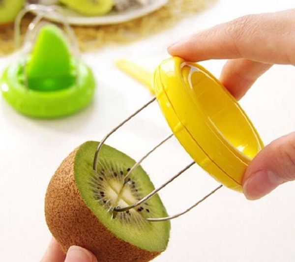 con paquete al por menor Mini Fruit Kiwi Cutter Peeler Slicer Utensilios de cocina Herramientas para Pitaya Fruit Tools