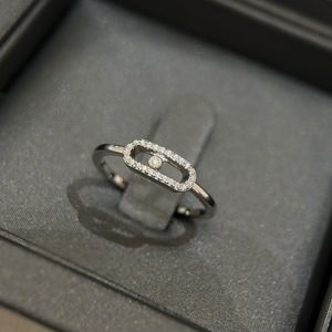 Met Kant Stenen Franse Luxe Sieraden Klassieke Eenvoudige Vrouwen s Water Drop Vierkante Diamanten Ring MIJN TWIN TOI 230704