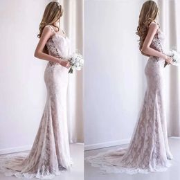 Met mouwloze zeemeermin elegante bruiloft hoge jurk nek kanten illusie bodice organza formele ocn op maat gemaakte tule vloerlengte