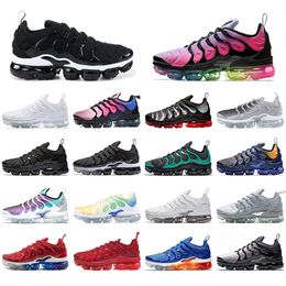 plus tn avec SocksVapormax TN plus Chaussures de course pour les femmes des hommes Designer Shoe Esprit Teal géométrique actif arc-en-entraîneurs des hommes de sport