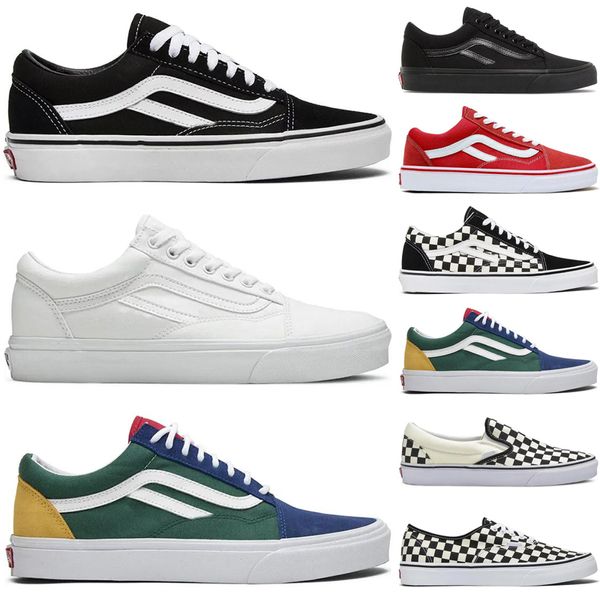 Livraison de livraison gratuite Old Skool Sneakers chaussures Van Skateboard pour hommes