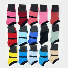 Rose Noir Multicolor Socquettes filles Femmes Mode Sport Chaussettes Coton Casual Outdoor Cheerleading Bas avec des étiquettes