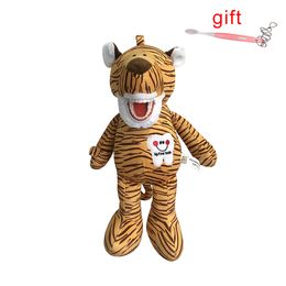 Avec des dents Modèle Pratique dentaire Pouilles en peluche Toys For Kids Enfant Enseignement de l'enfant Étudier les cadeaux de dentiste de Noël