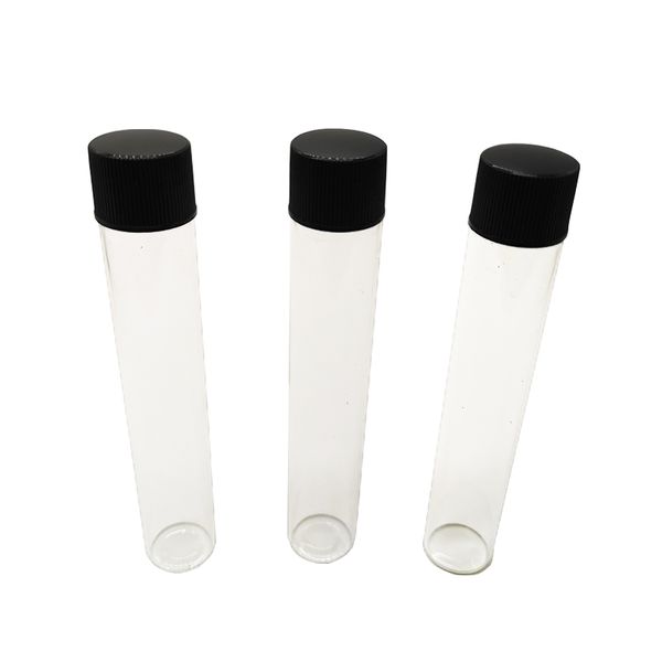 avec des tubes Emballage 115 * 20 mm Vis en verre Vis en verre Black Black Plastic Douges de 30 g pour les étiquettes personnalisées