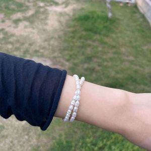 Met Xiaomi Pearl ketting en twee slijtage armband, natuurlijke zoetwaterparel, Taigang -accessoires, veelzijdige xiu _ yun yi speelt thuis