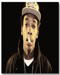 Wiz Khalifa rappeur Pop Star chambre Club Art affiche en soie 20x30 24x36 24x435364814