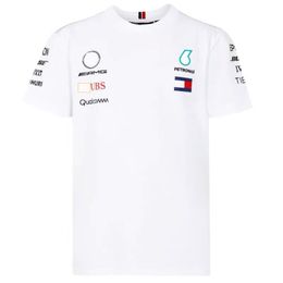 Wlms F1 T-shirt Apparel Formula 1 Fans Extreme Sports Breathable F1 Vêtements supérieur surdimensionné surdimensionné Custom