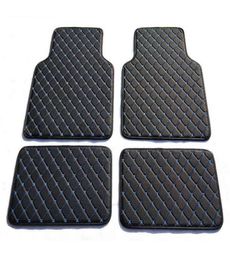 WLMWL General Leather Car Mat pour Peugeot All Model 4008 RCZ 308 508 301 3008 206 307 207 2008 408 5008 607 Auto Accessoires H22043248164