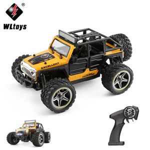 Wltoys 1/22 22201 1/32 322221 2.4G Mini voiture RC 2WD véhicule tout-terrain avec lumière télécommande camion jouets pour enfants 240105